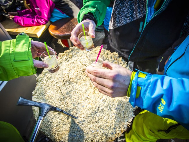 Nagelstock beim Après Ski im Ansitz in Flachau 